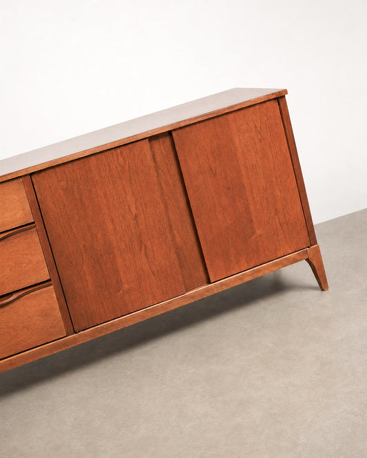 MCM Dark Walnut Credenza by KF Furniture