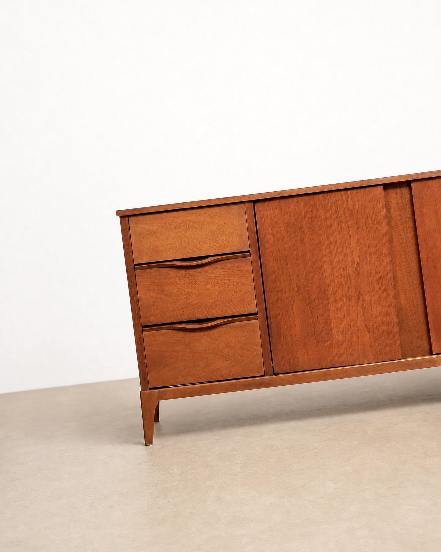 MCM Dark Walnut Credenza by KF Furniture