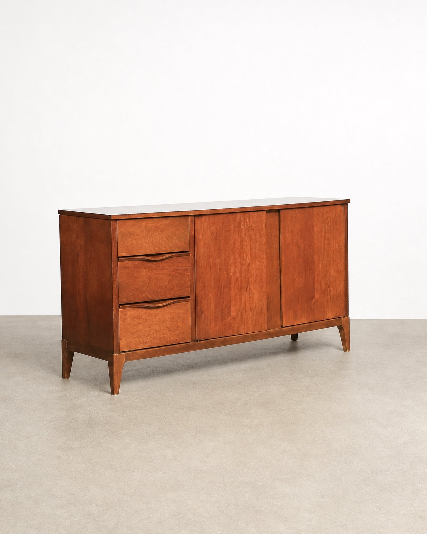 MCM Dark Walnut Credenza by KF Furniture