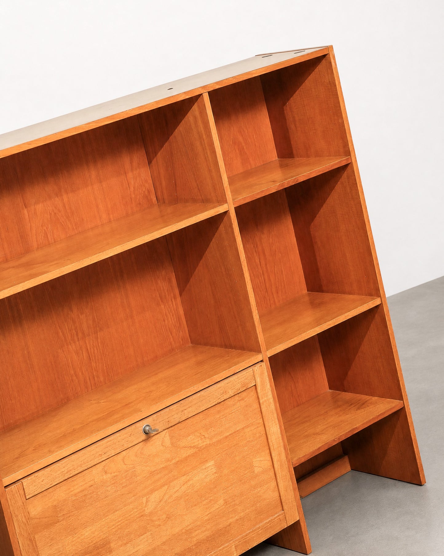 MCM Danish Teak Bookcase / Cabinet by Domino Møbler