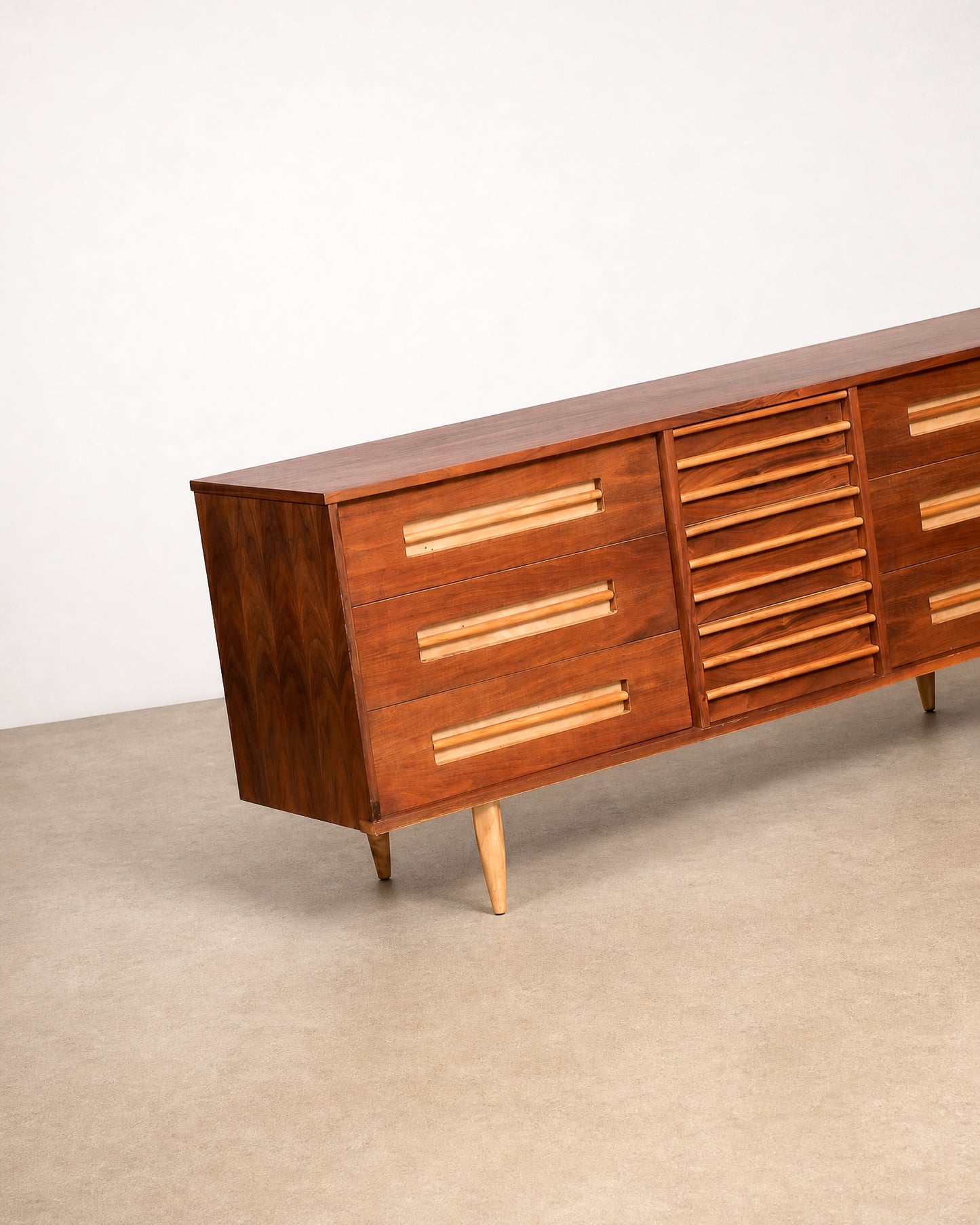 MCM Dark Walnut Dresser (1960s)