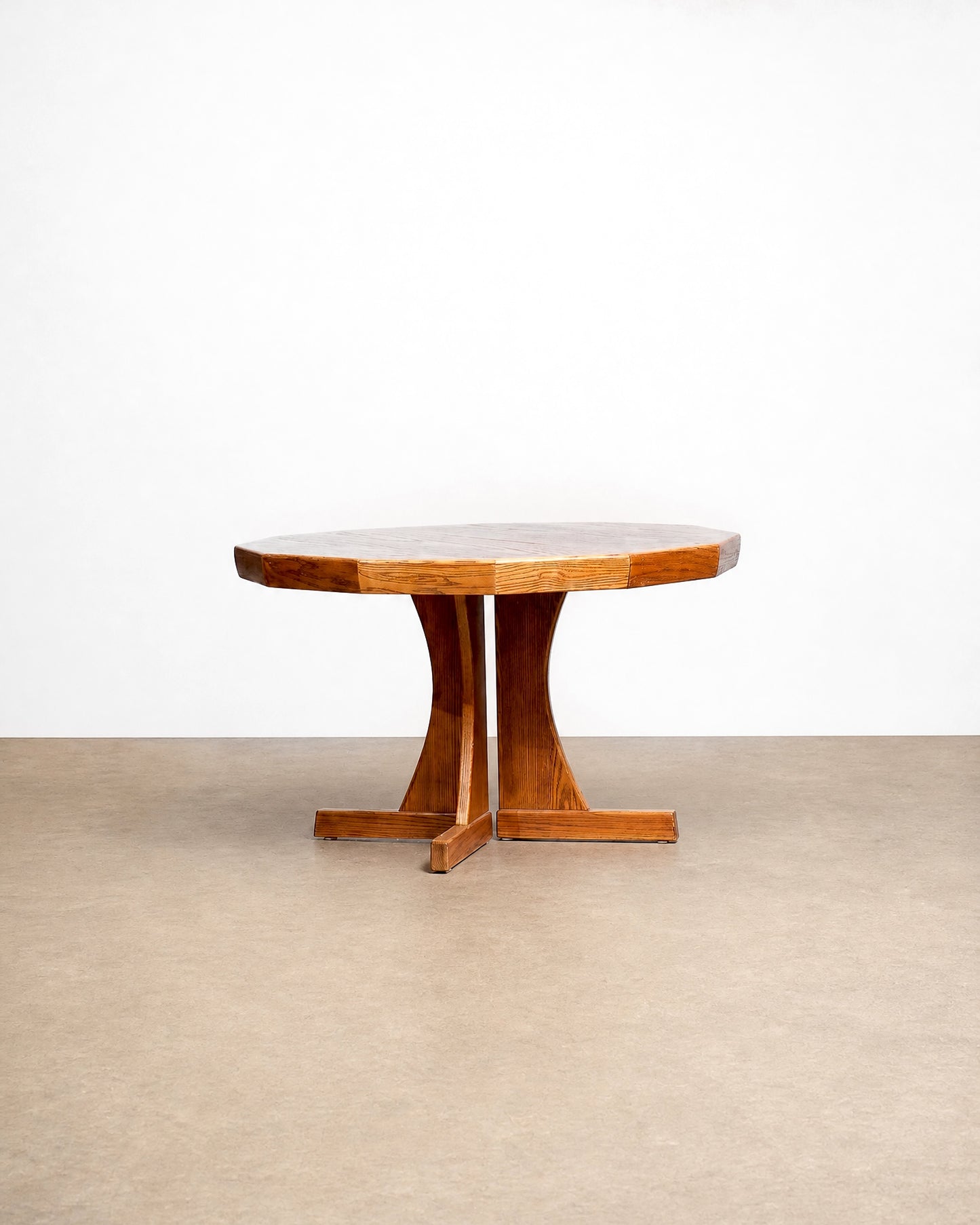 MCM Oak Dining Table Set by Nordic Furniture