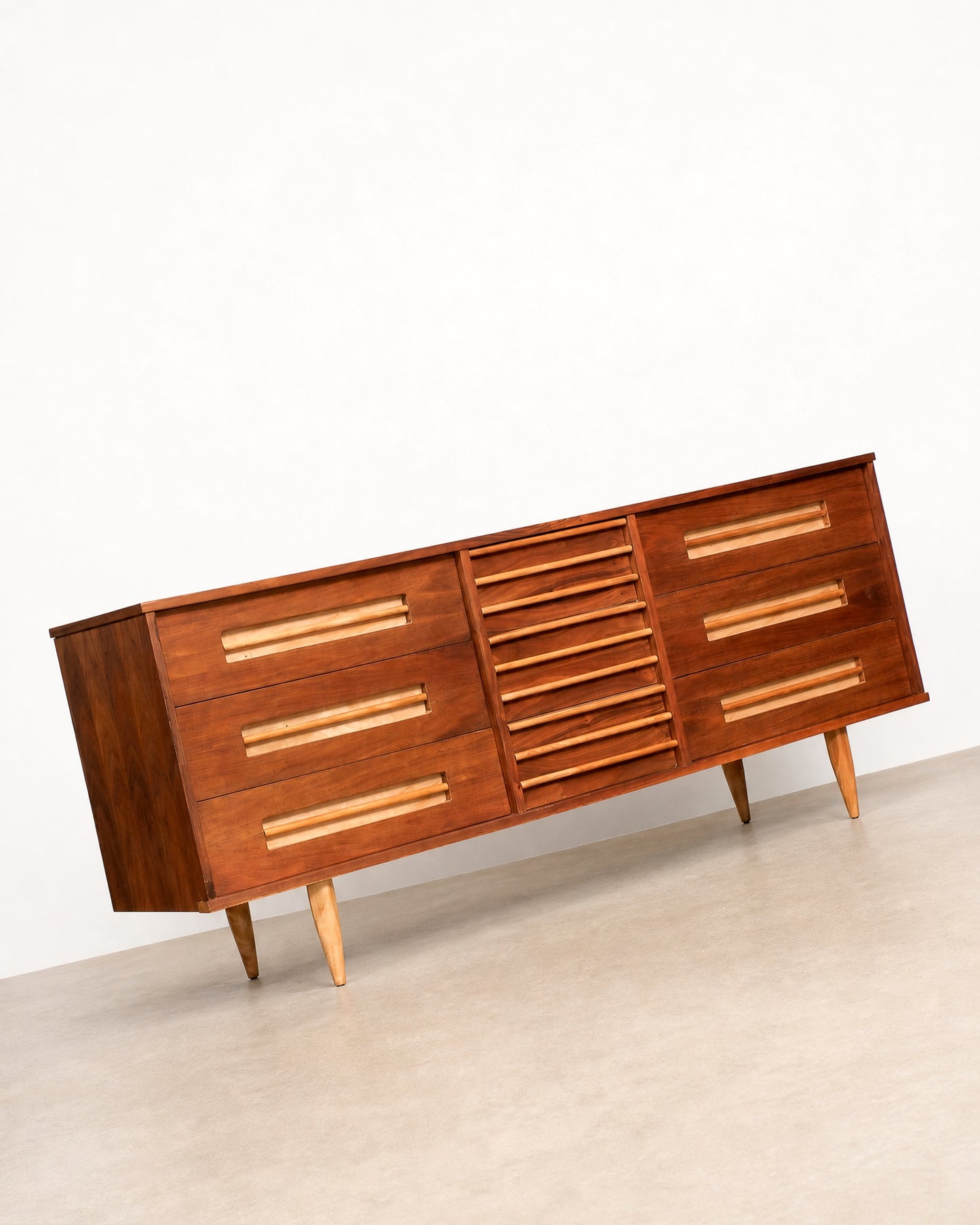 MCM Dark Walnut Dresser (1960s)