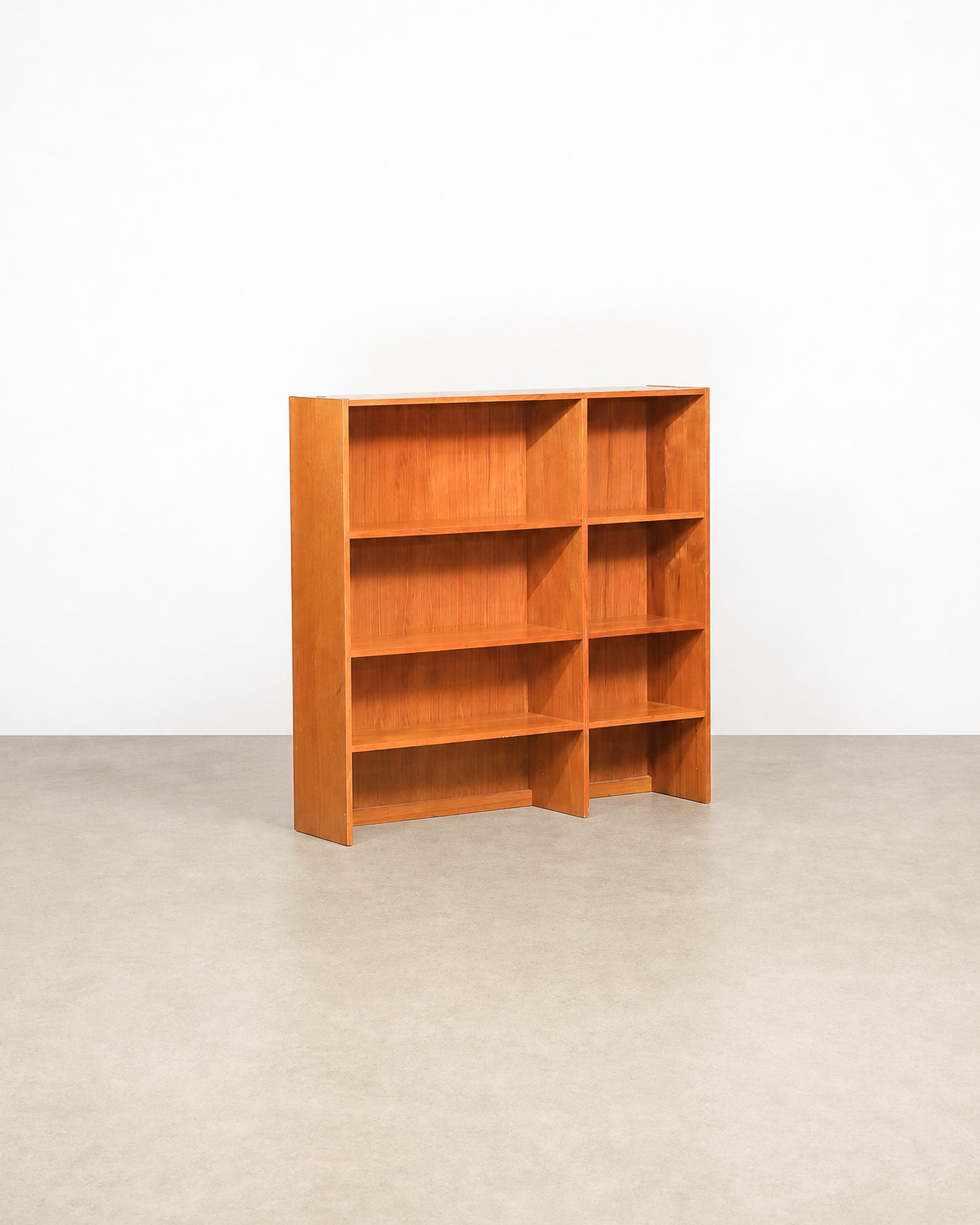 MCM Danish Teak Bookcase by Domino Møbler