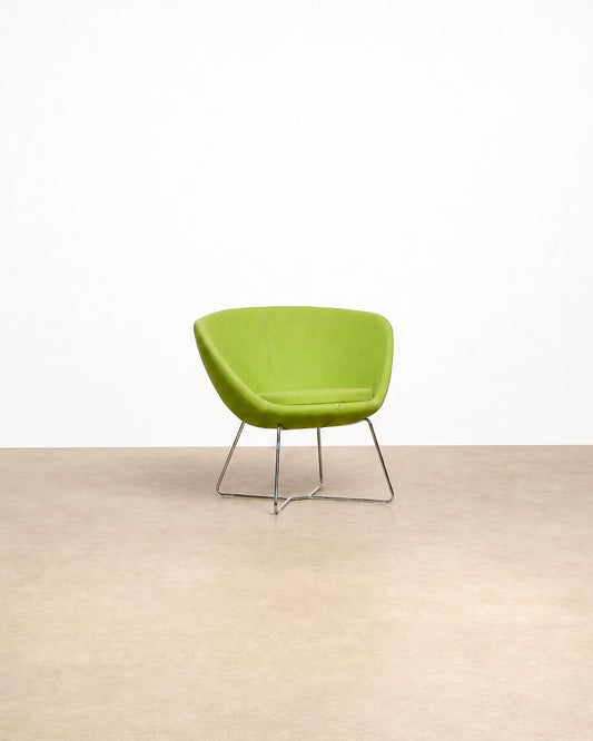 Lime Green Modern Lounge Chair
