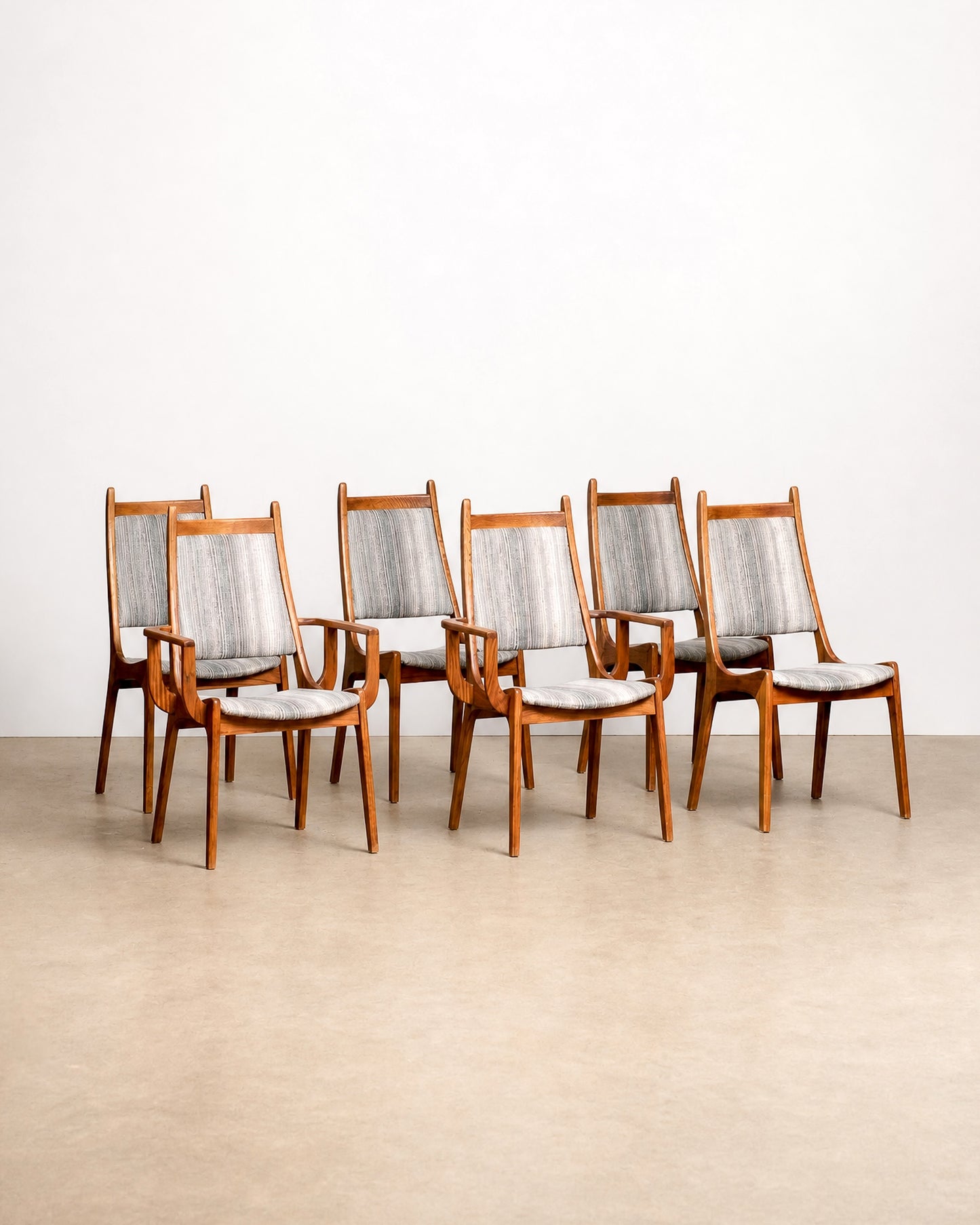 MCM Oak Dining Table Set by Nordic Furniture