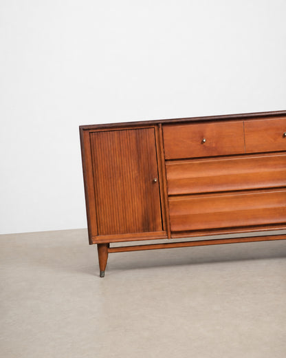 MCM Walnut Credenza by Villas Furniture
