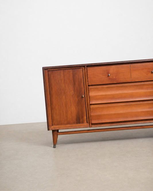 MCM Walnut Credenza by Villas Furniture