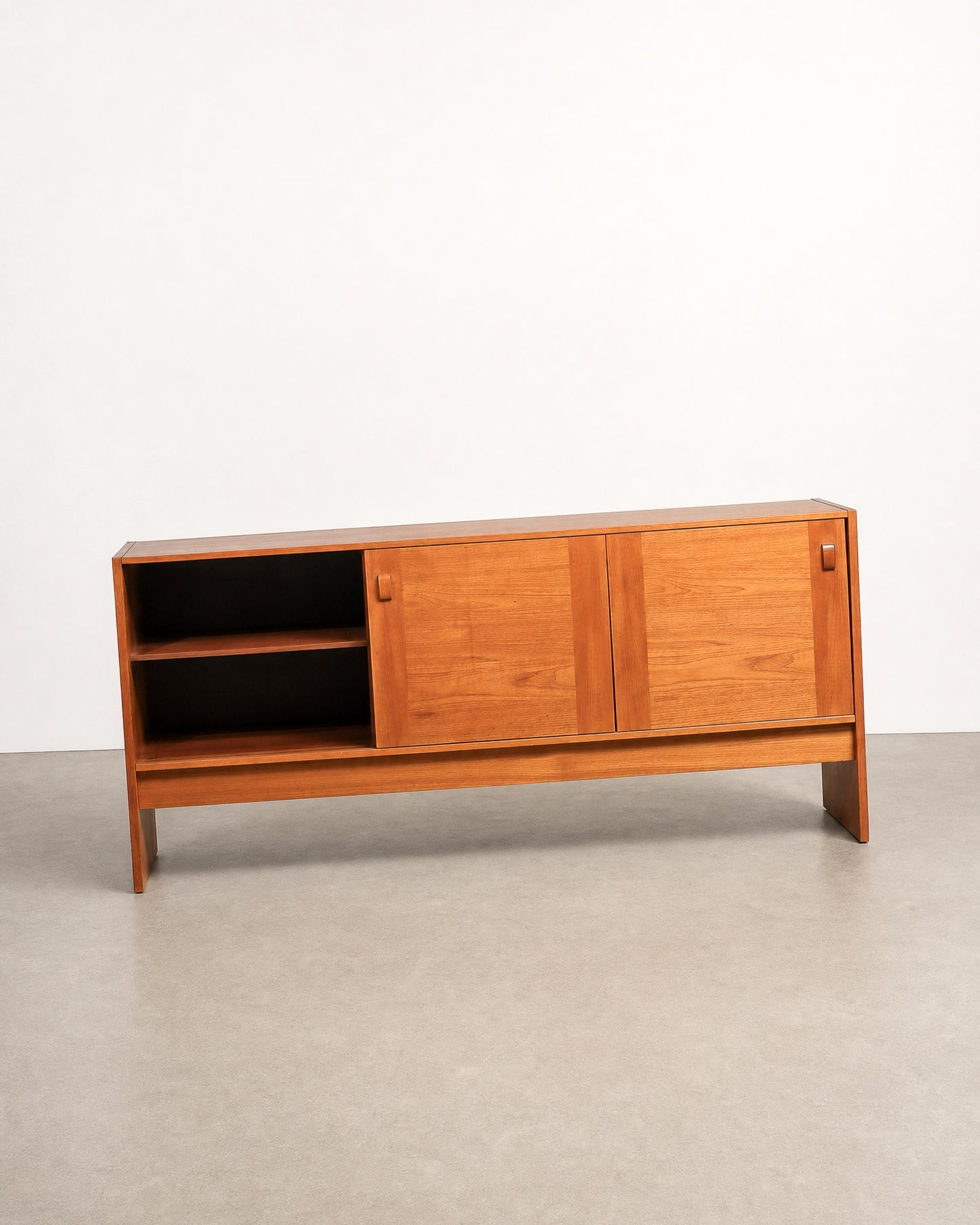 MCM Teak Danish Credenza by Domino Møbler