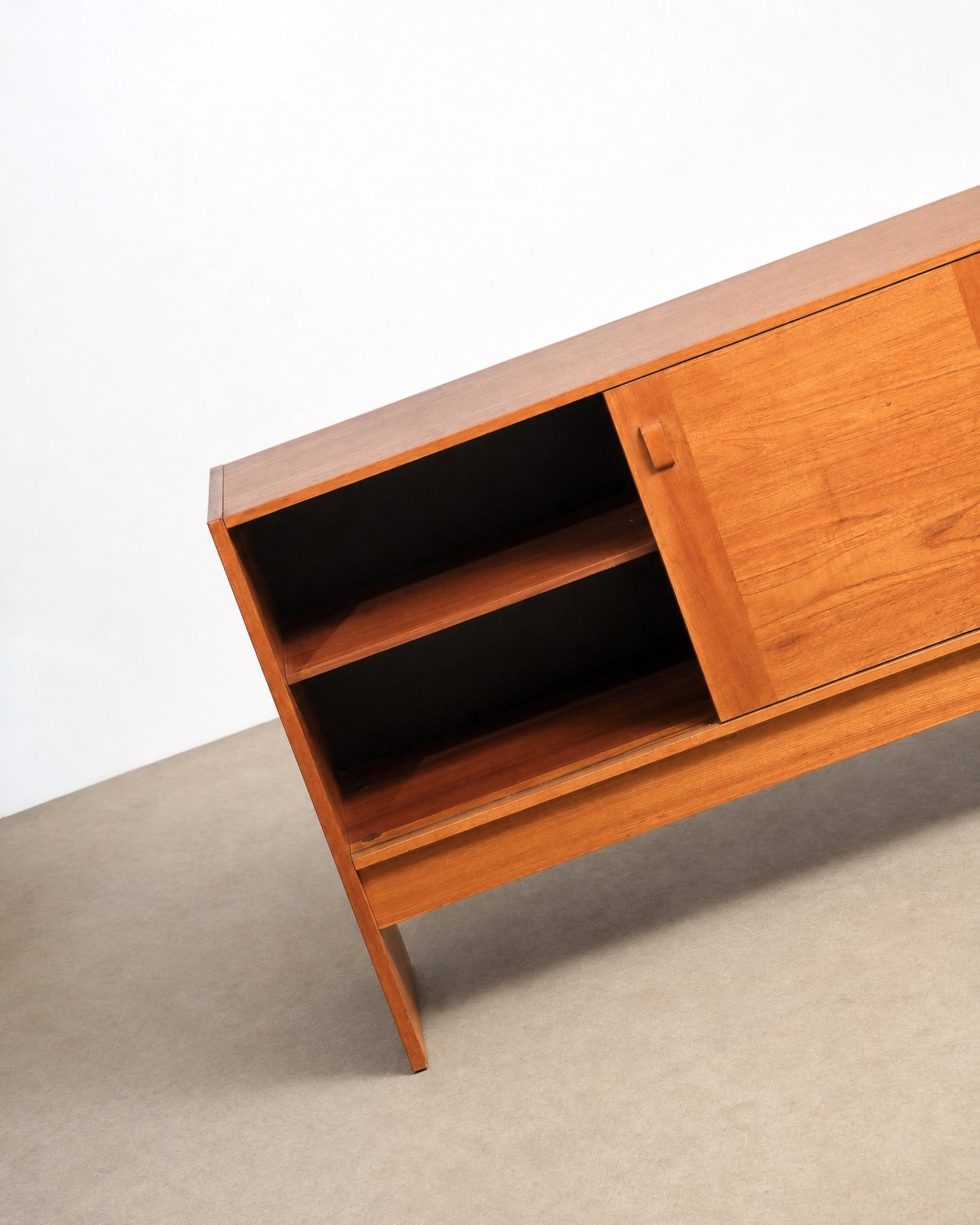 MCM Teak Danish Credenza by Domino Møbler