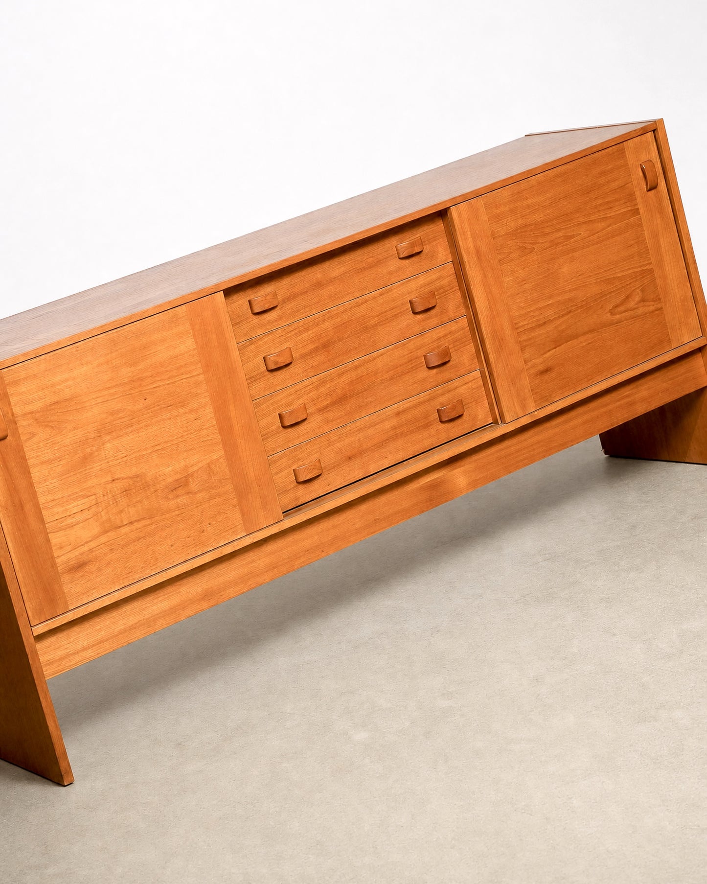 MCM Teak Danish Credenza by Domino Møbler