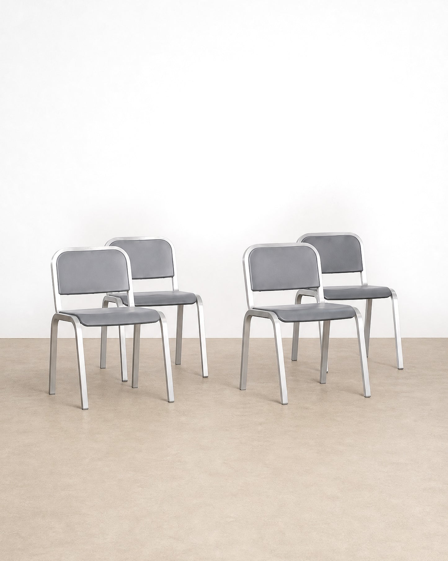 Emeco 1951 Chair Set by Sottsass