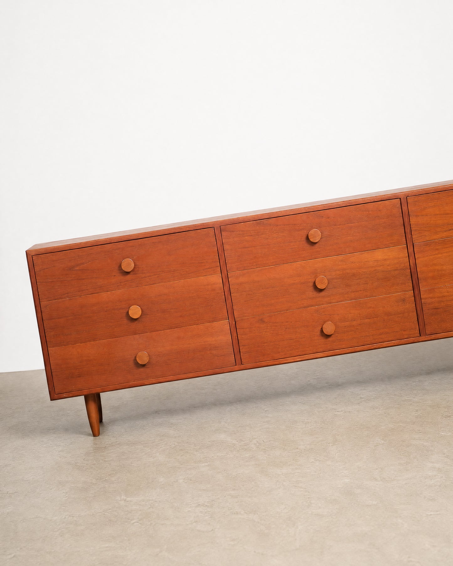 MCM Teak 9-Drawer Dresser