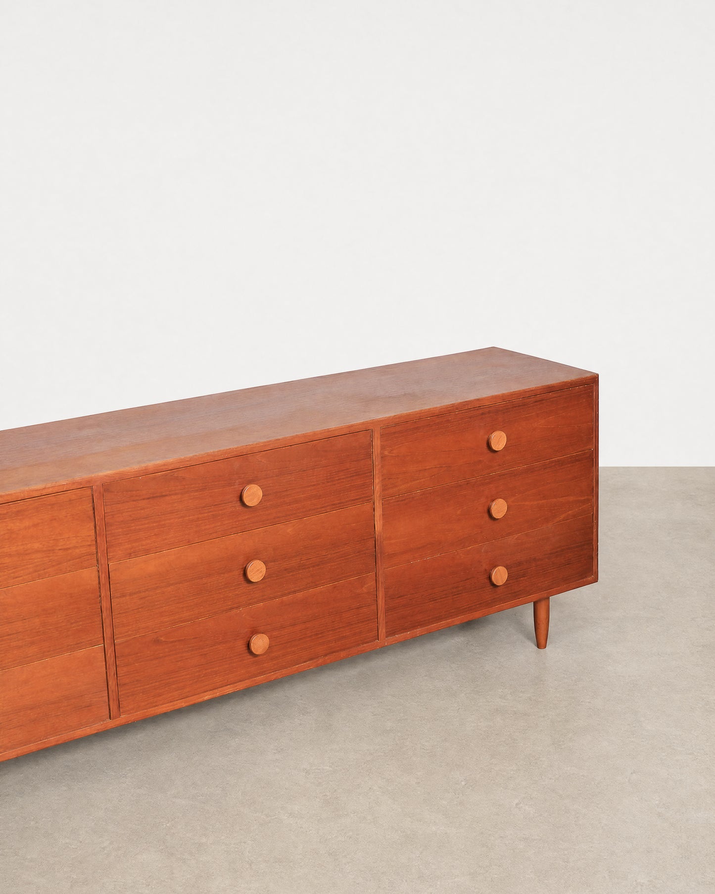 MCM Teak 9-Drawer Dresser
