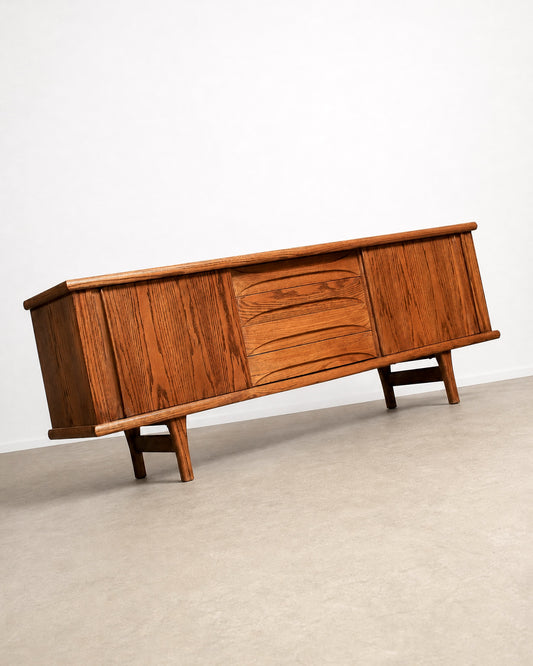 MCM Oak Credenza by Nordic Industries