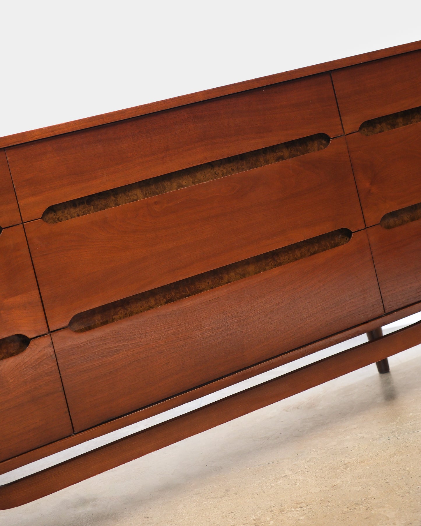 MCM Dark Walnut Dresser by Kroehler