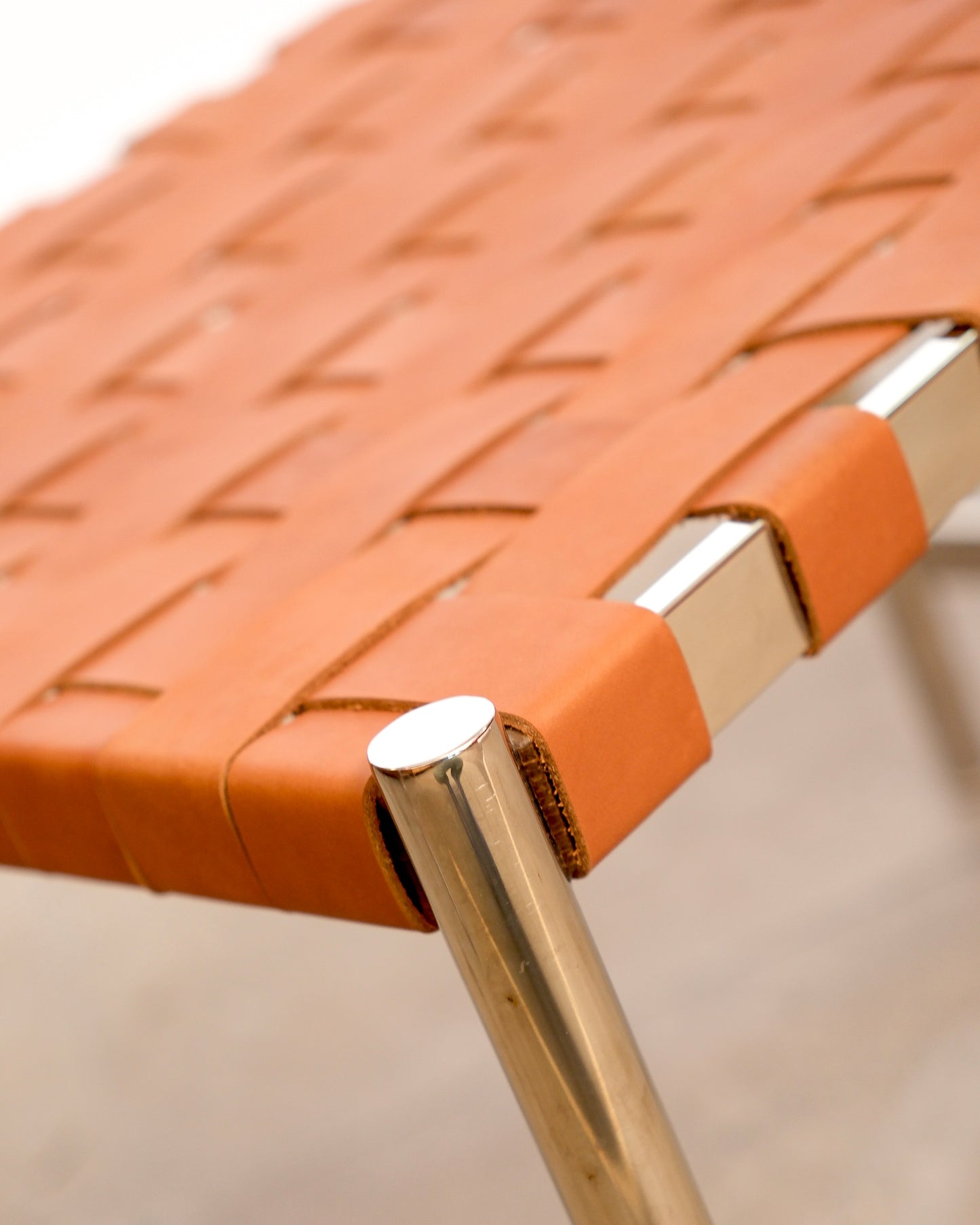 Chestnut Leather Kennedy Bench By United Strangers