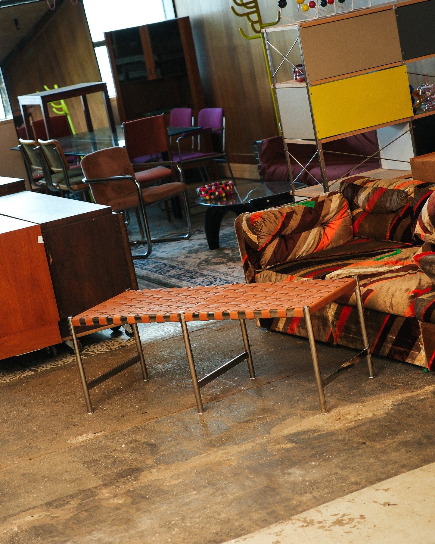 Chestnut Leather Kennedy Bench By United Strangers