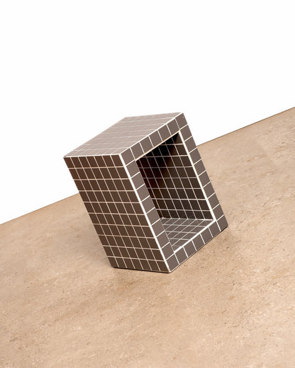 Tiled Dark Gray Coffee Table