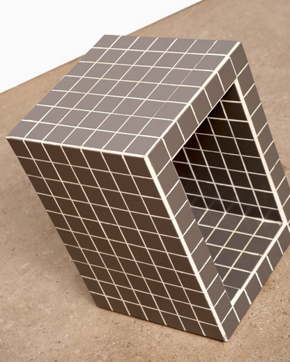 Tiled Dark Gray Coffee Table