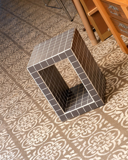Tiled Dark Gray Coffee Table