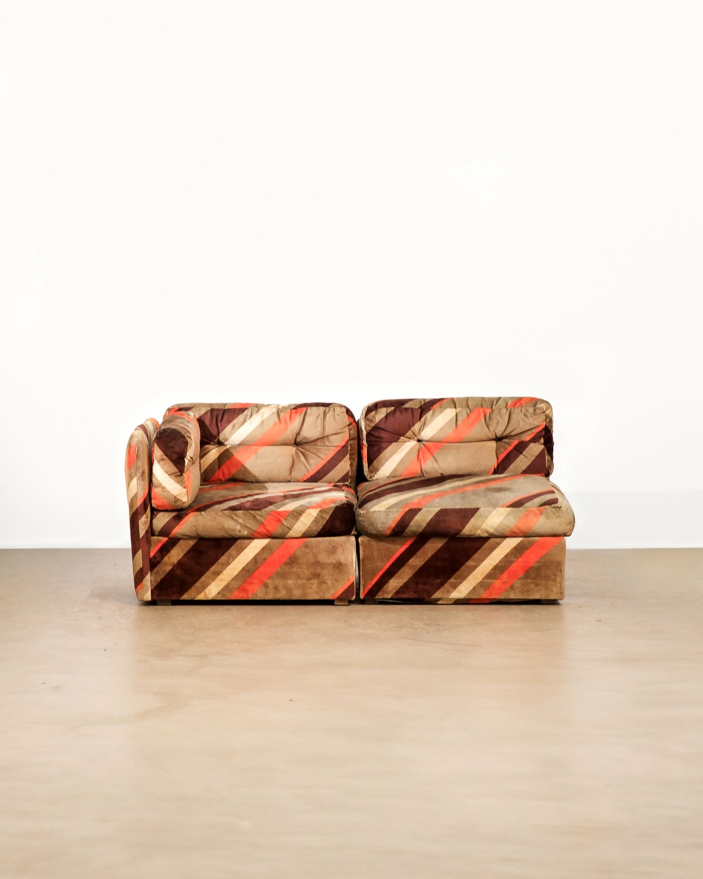 Vintage Modular Sofa by Luigi Tiengo for Cimon (1974)