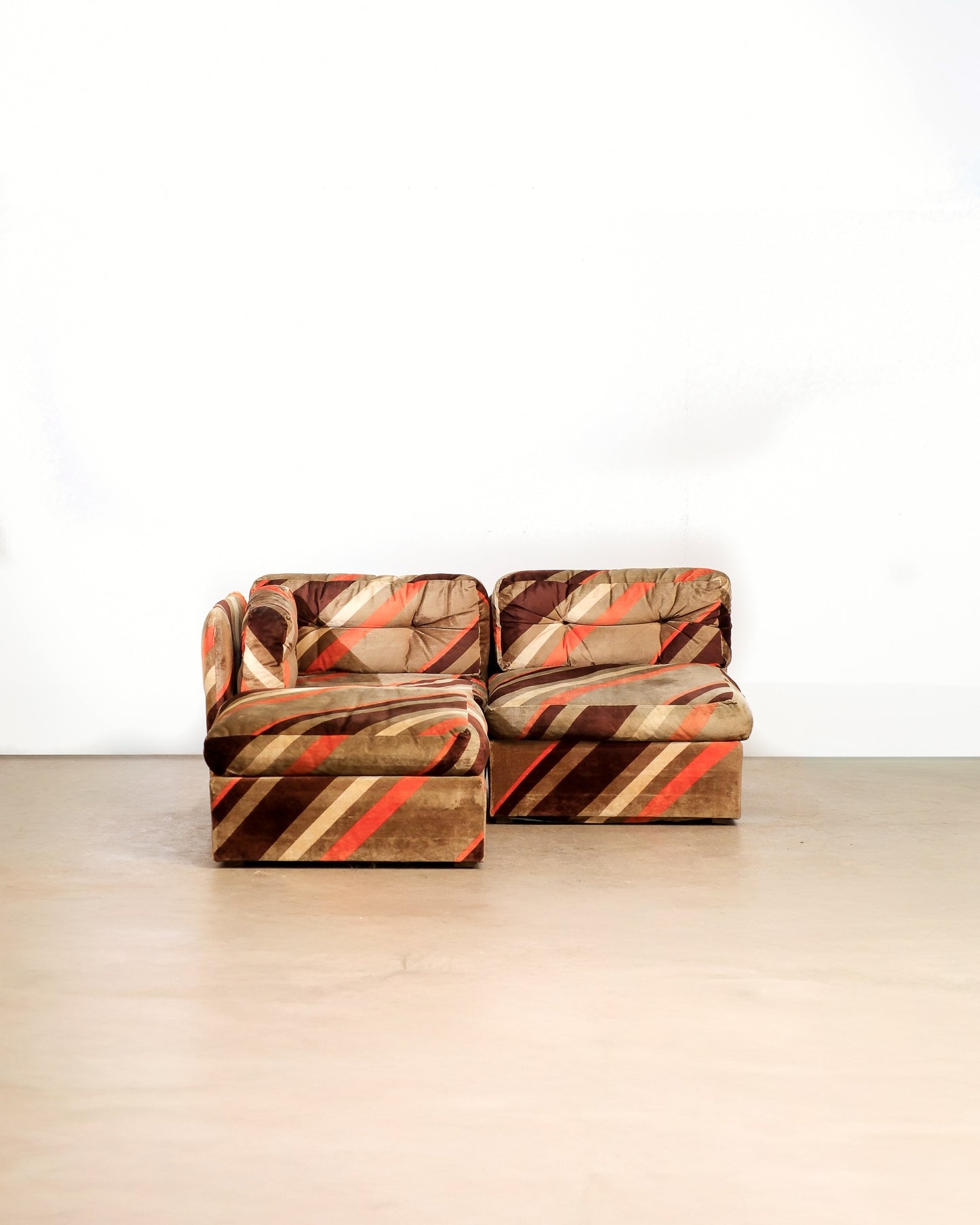 Vintage Modular Sofa by Luigi Tiengo for Cimon (1974)