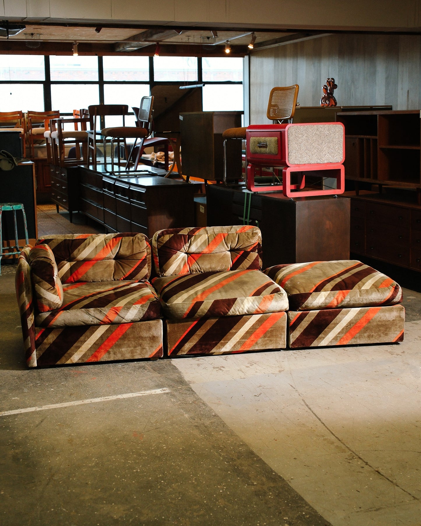 Vintage Modular Sofa by Luigi Tiengo for Cimon (1974)