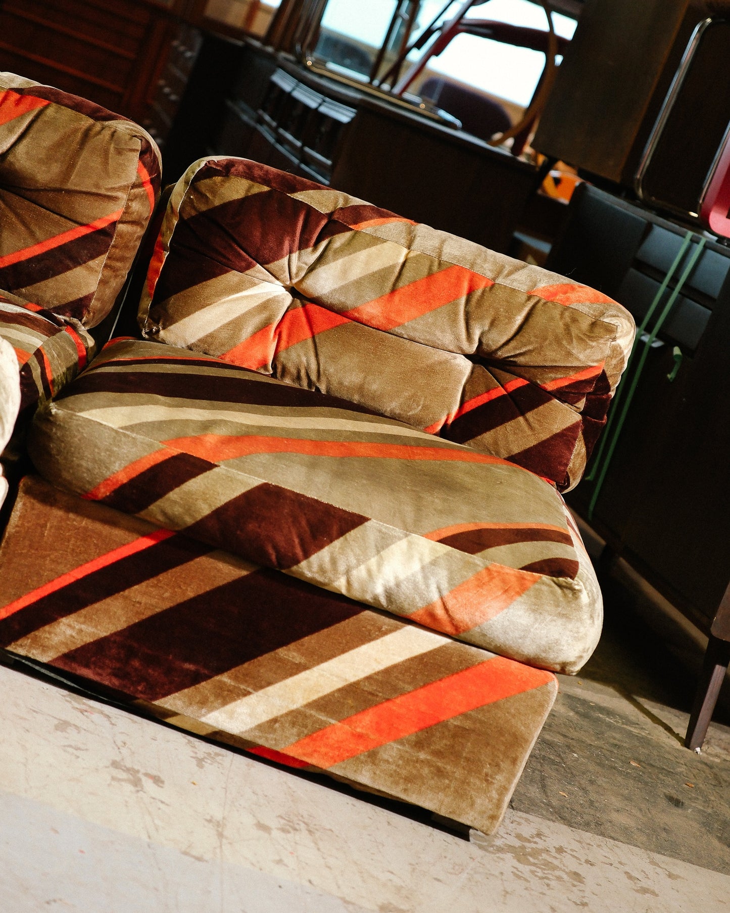 Vintage Modular Sofa by Luigi Tiengo for Cimon (1974)