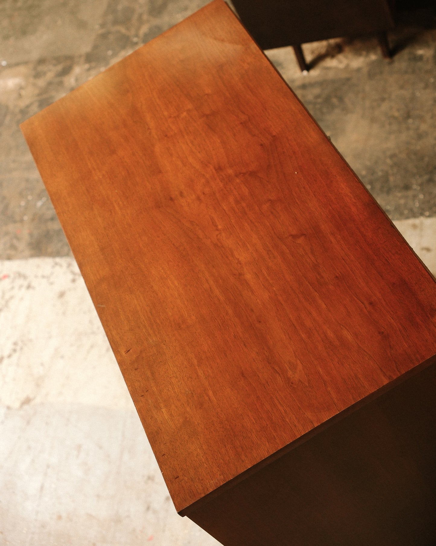 MCM Dark Walnut Tallboy Dresser by Viscol