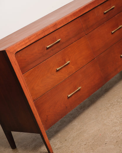 MCM Dark Walnut Dresser by Pepplers