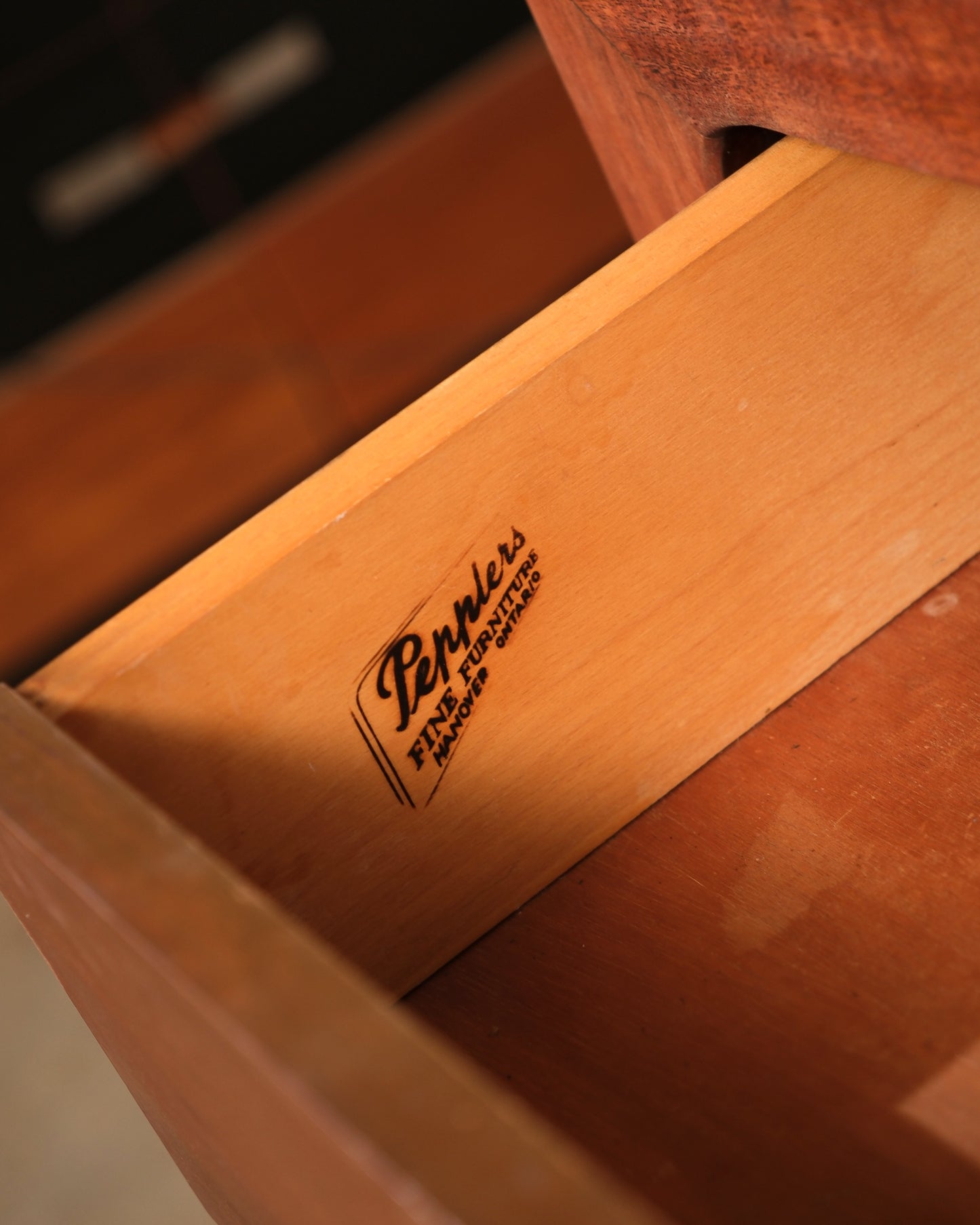 MCM Dark Walnut Dresser by Pepplers