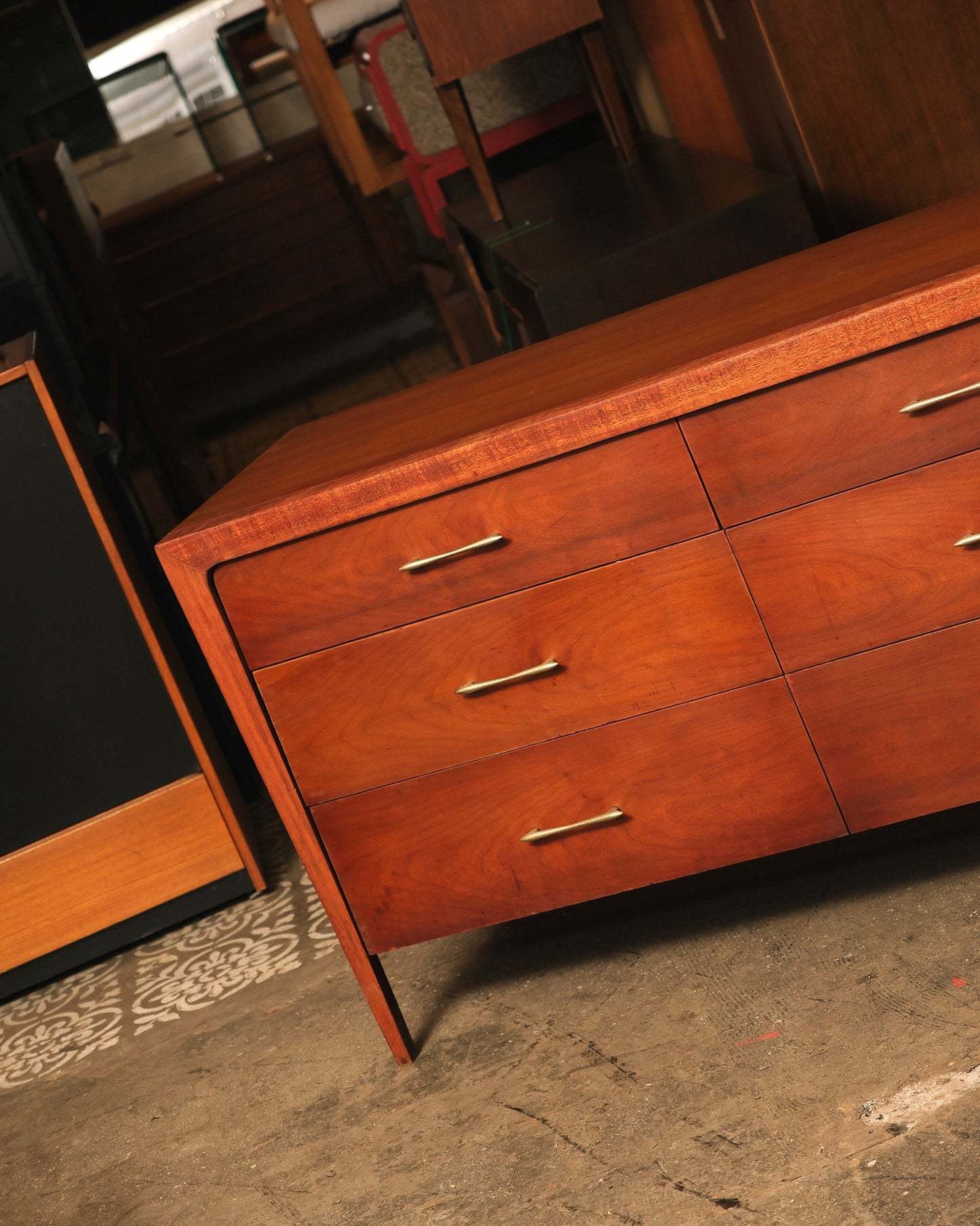 MCM Dark Walnut Dresser by Pepplers