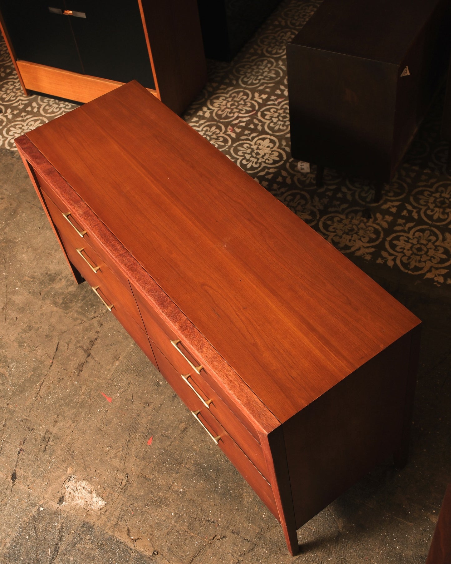 MCM Dark Walnut Dresser by Pepplers