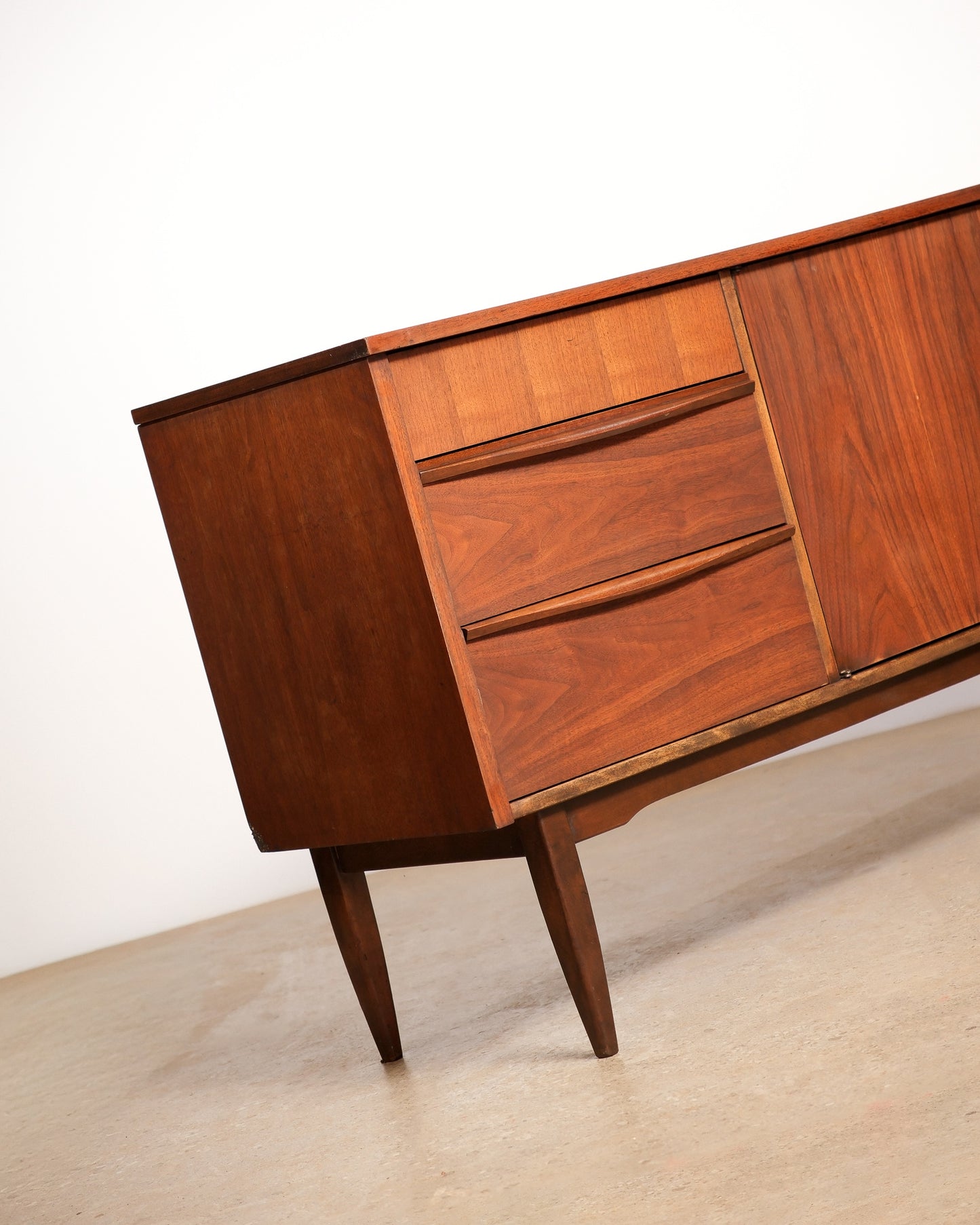 MCM Dark Walnut Sideboard by KF