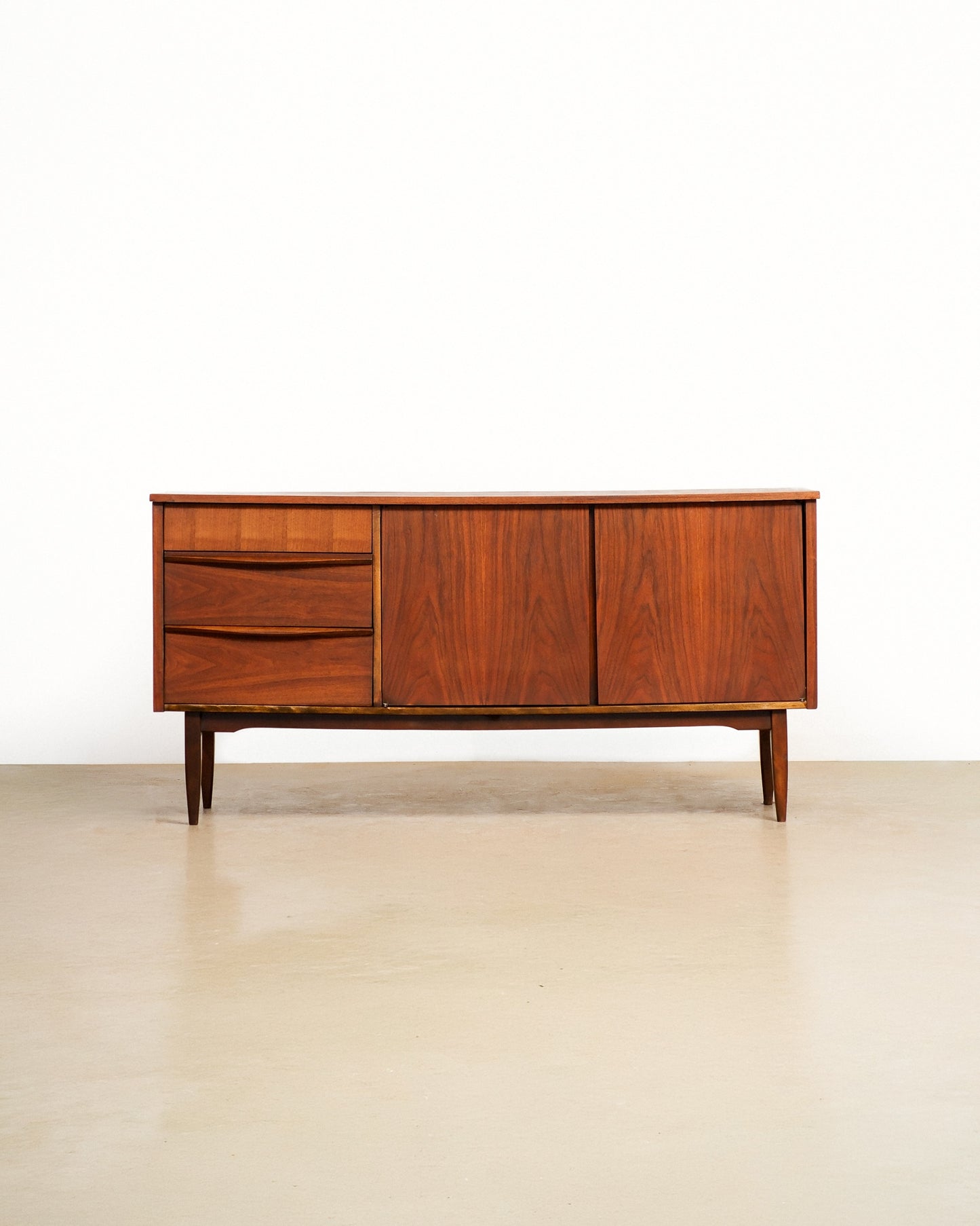 MCM Dark Walnut Sideboard by KF