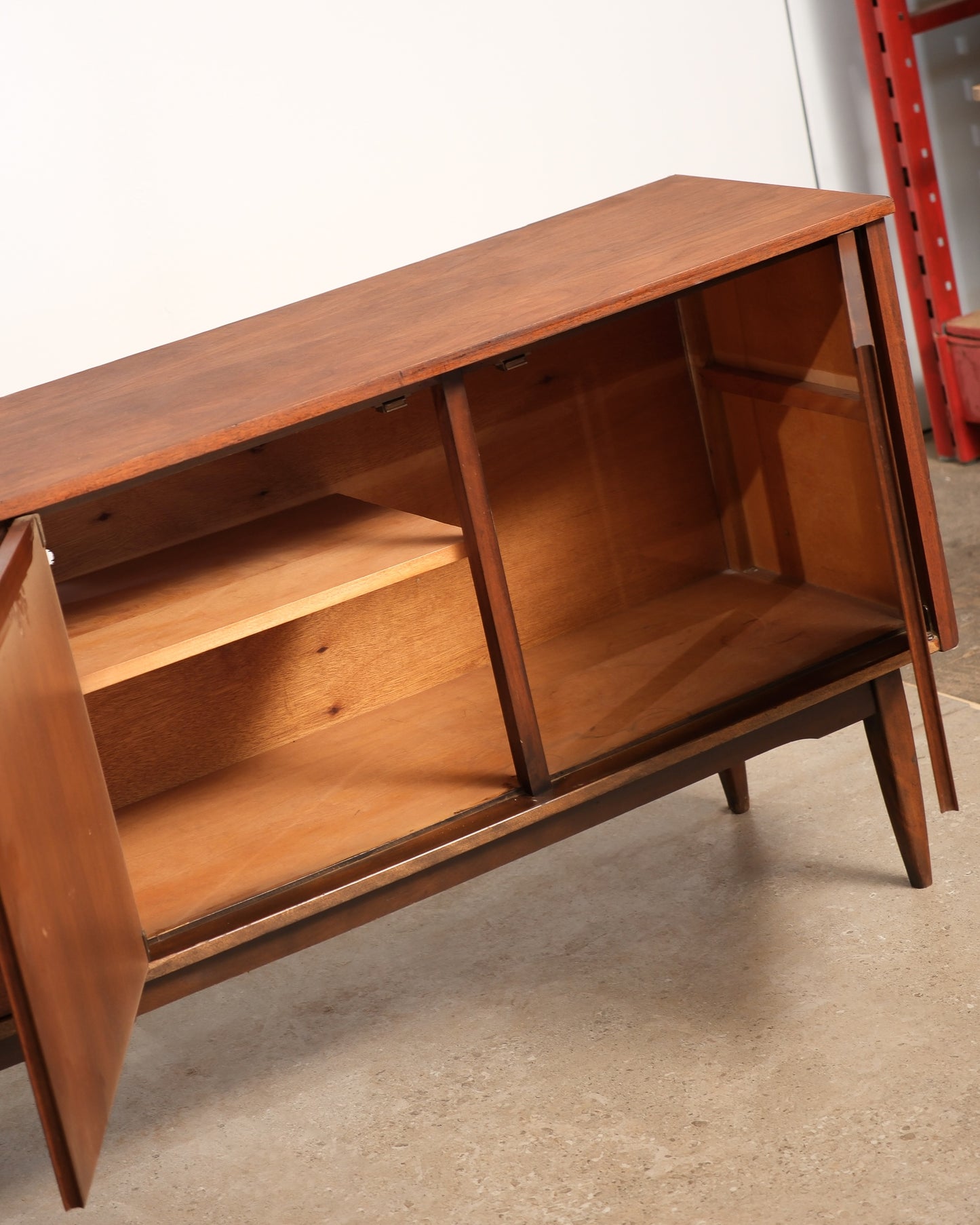 MCM Dark Walnut Sideboard by KF