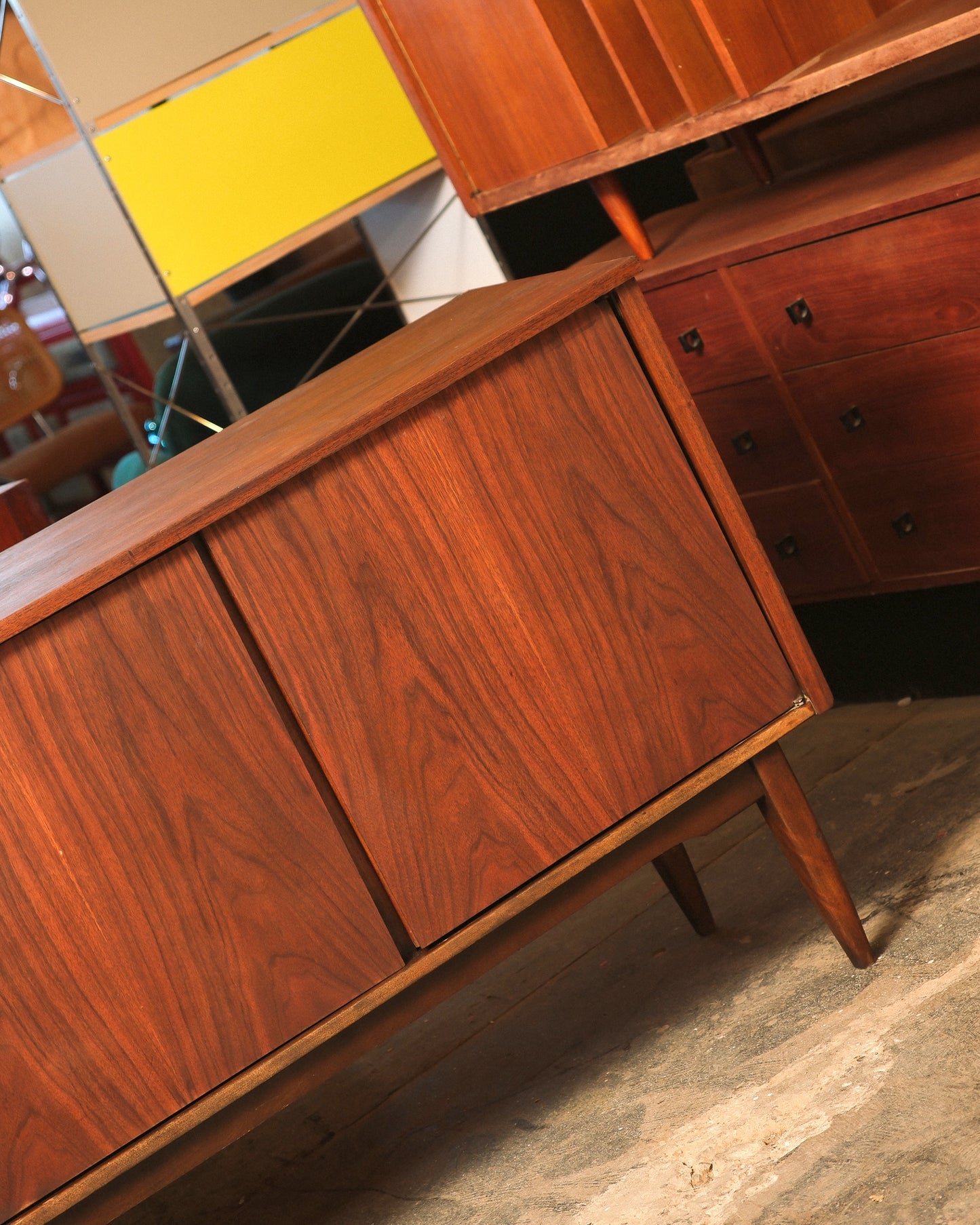 MCM Dark Walnut Sideboard by KF