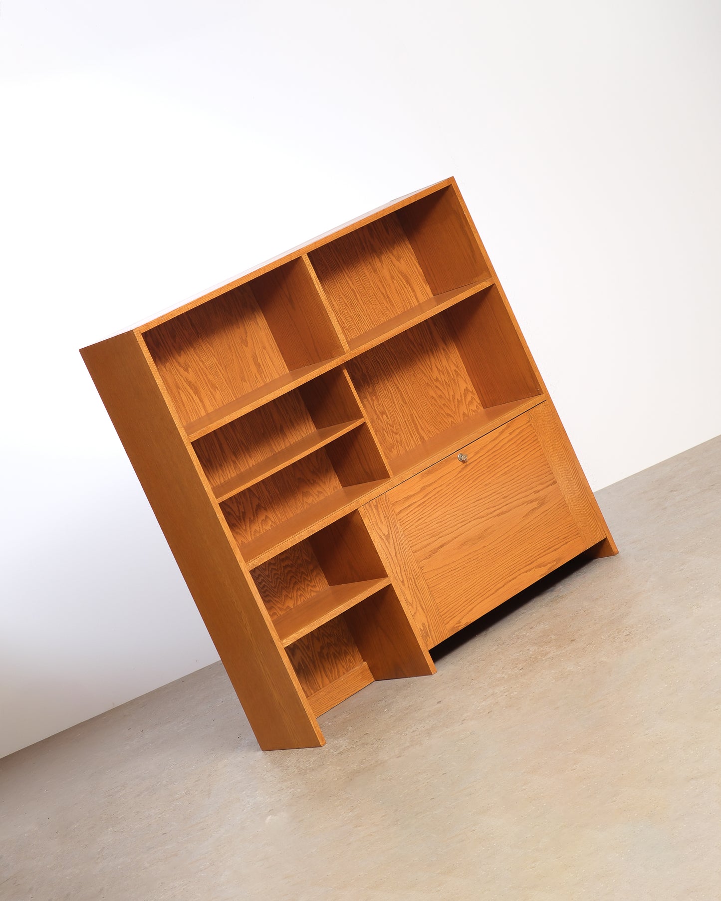 MCM Oak Cabinet / Bookcase