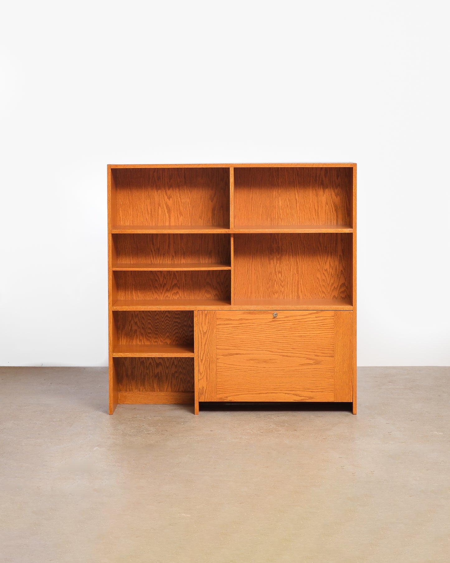 MCM Oak Cabinet / Bookcase
