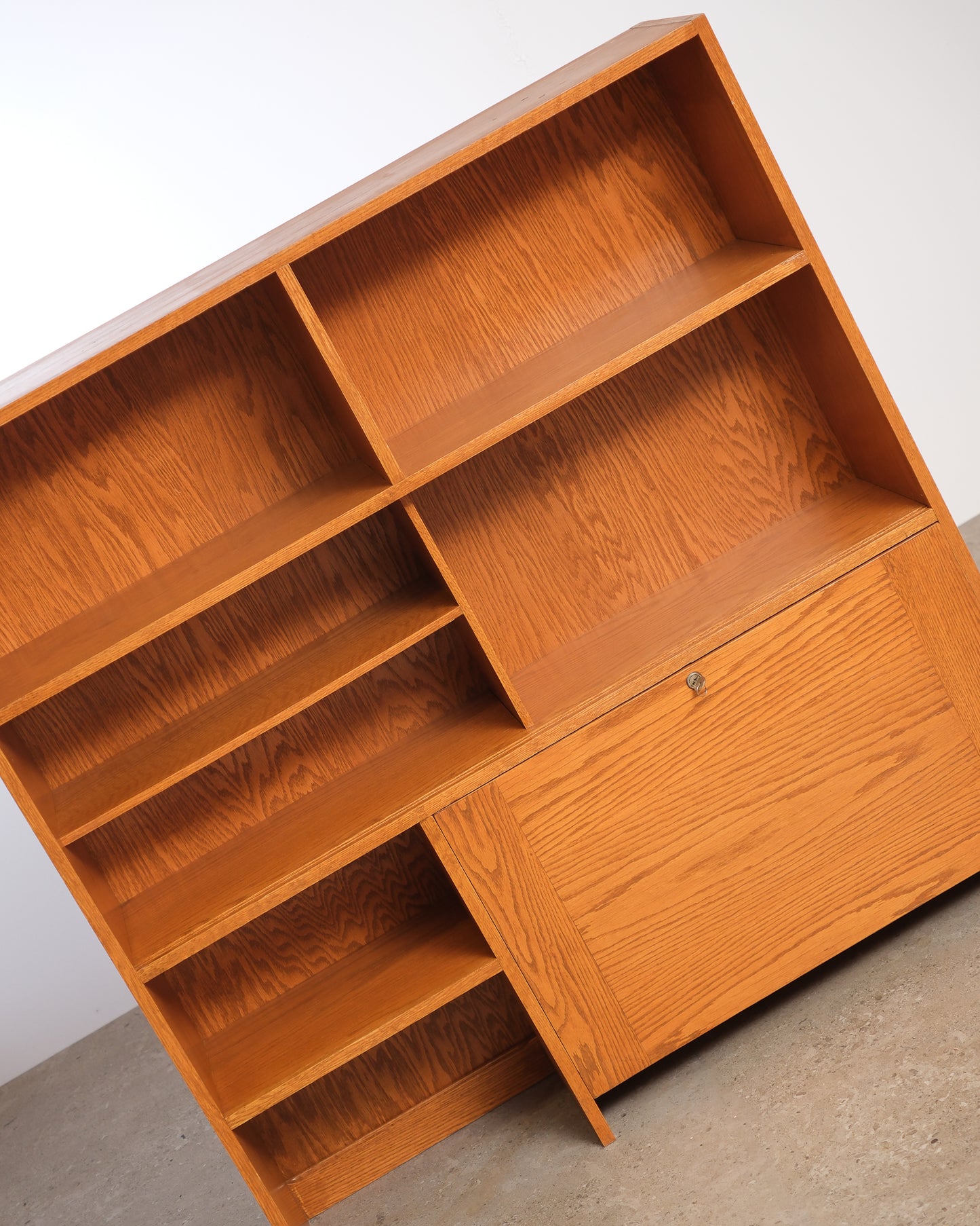 MCM Oak Cabinet / Bookcase
