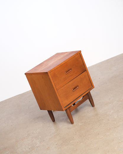 MCM Walnut Nightstand