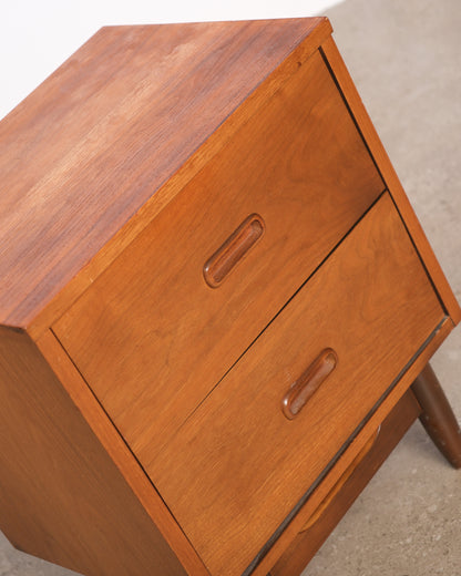 MCM Walnut Nightstand