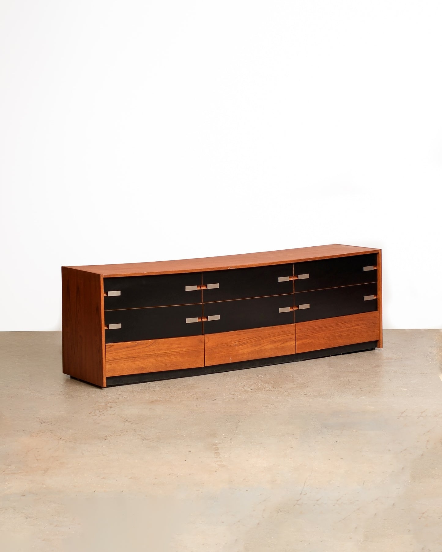 MCM Wide Dresser Black Base By Treco