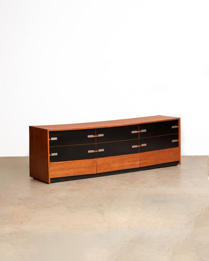 MCM Wide Dresser Black Base By Treco
