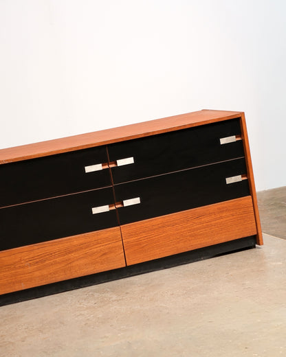 MCM Wide Dresser Black Base By Treco