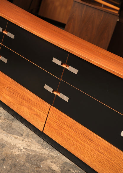 MCM Wide Dresser Black Base By Treco
