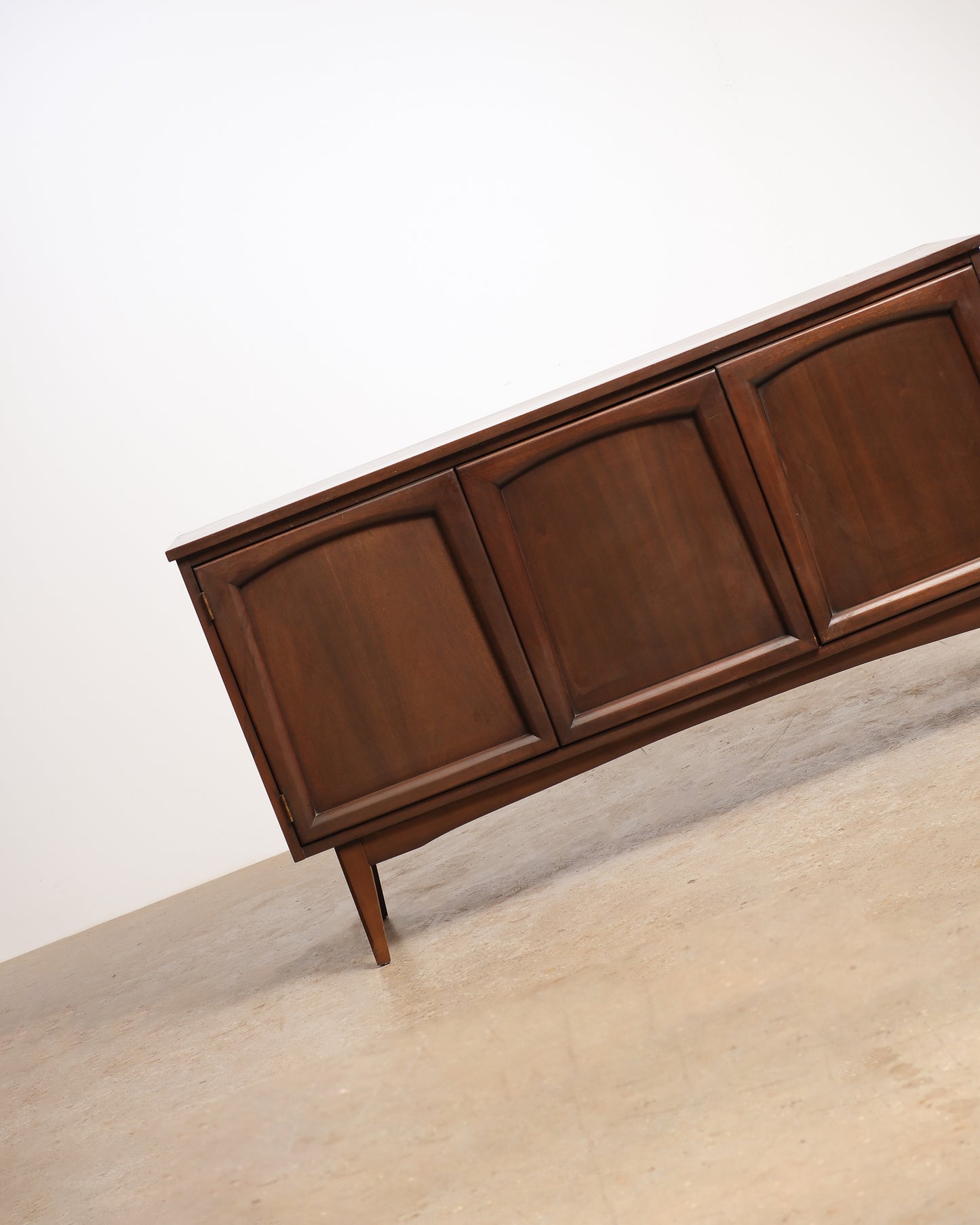 MCM Walnut Buffet Credenza