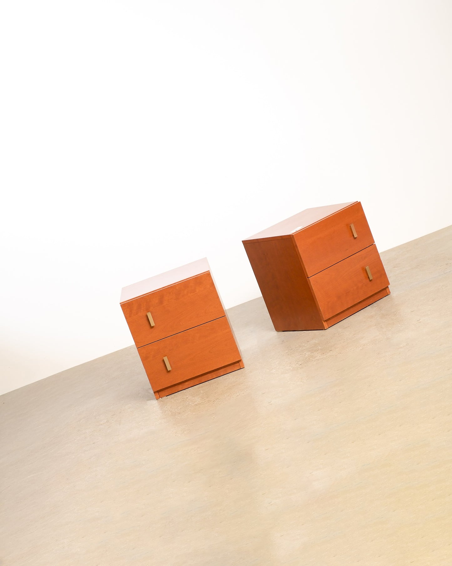 MCM Teak Nightstand Set