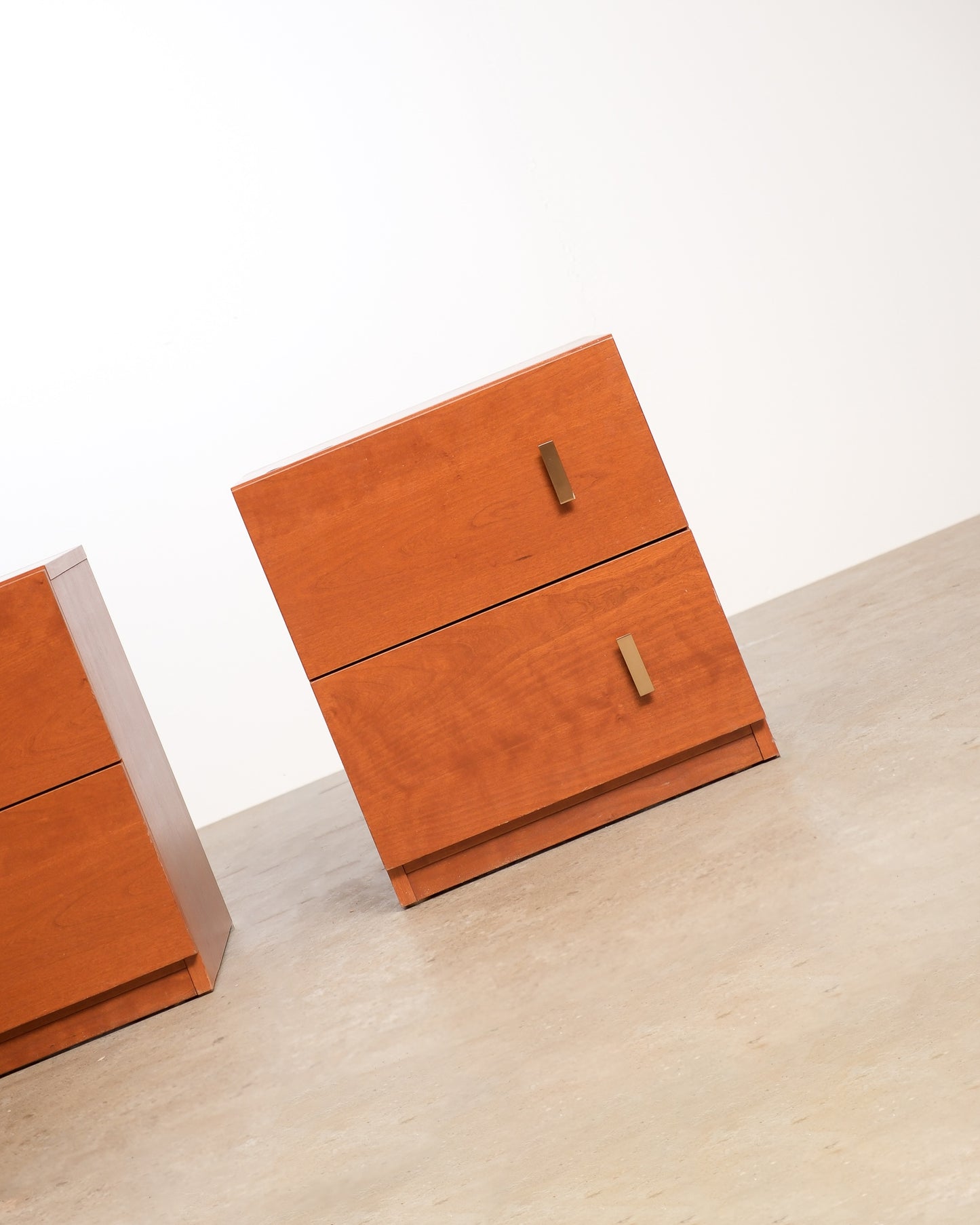 MCM Teak Nightstand Set
